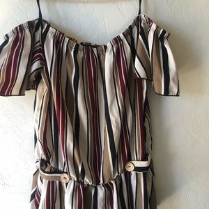 Off the shoulder woman shirt